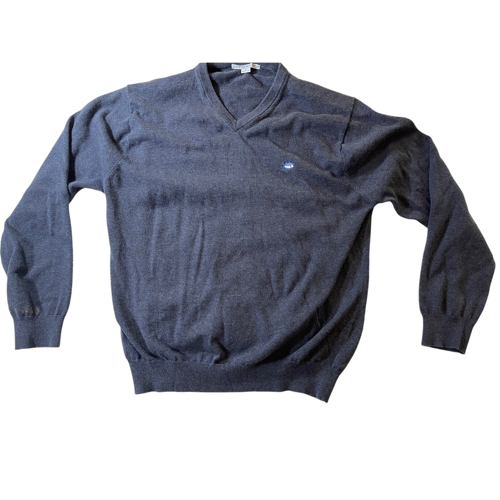 Southern Tide V-Neck Sweater Pullover Classic Fit Soft Knit Medium